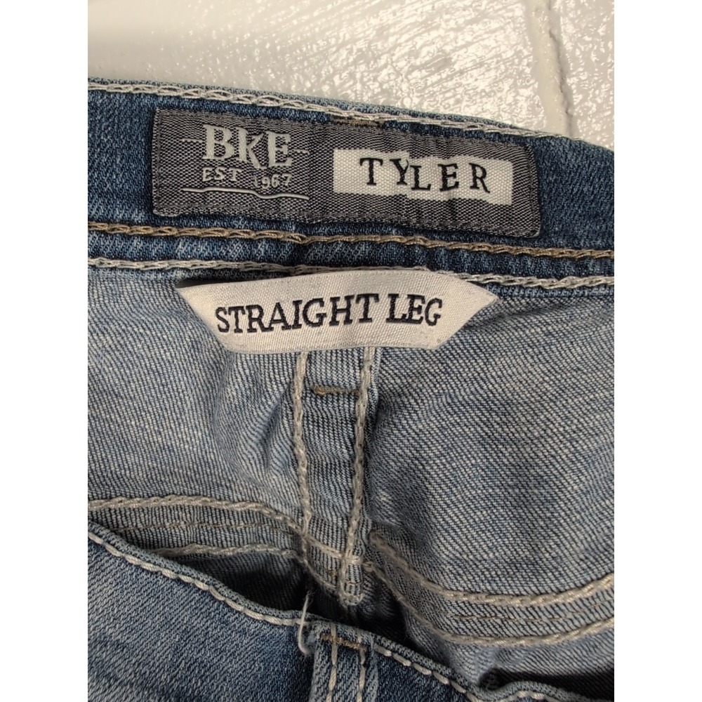 BUCKLE BKE Tyler Straight Leg Men's Denim Jeans Men's Size 32R - Picture 9 of 9